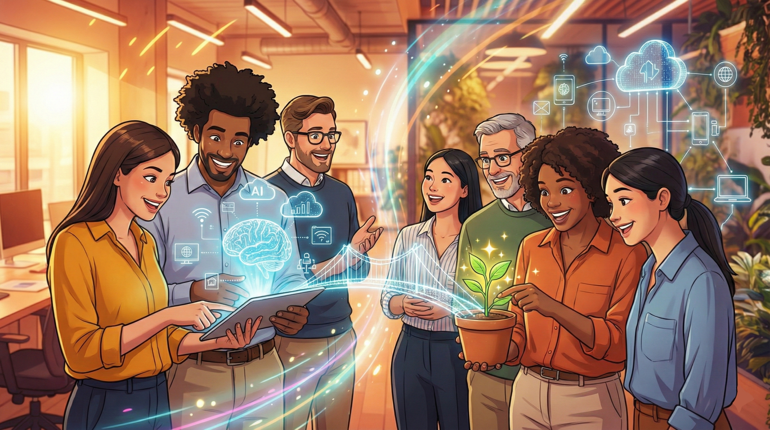 Gestión del cambio en la transformación digital.