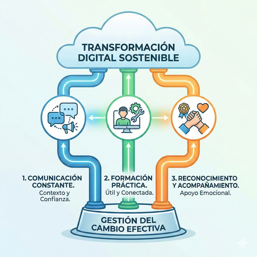 como se debe hacer una transicion efectiva en la gestion del cambio